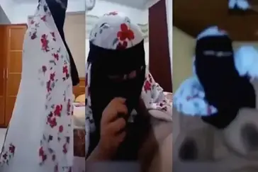 Hijaber Bohay Memek Banjir Digenjot Kontol Jumbo